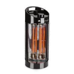 Blumfeldt Heat Guru 360 Stand Radiant Heater 1200 / 600W 2 Heat Settings IPX4 Black