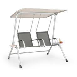 Blumfeldt Bel Air Duo Swinging Lounger Anthracite / Cream