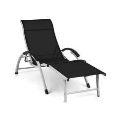 Sunnyvale Deck Chair with Footrest Aluminum 4 Steps