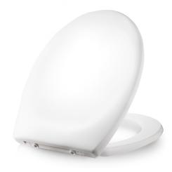 Kaiana Toilet Lid Toilet Seat WC Seat | O Shape | Soft Close | Removable | Antibacterial | Made of Duroplastic and Stainless Steel | Easy Installation
